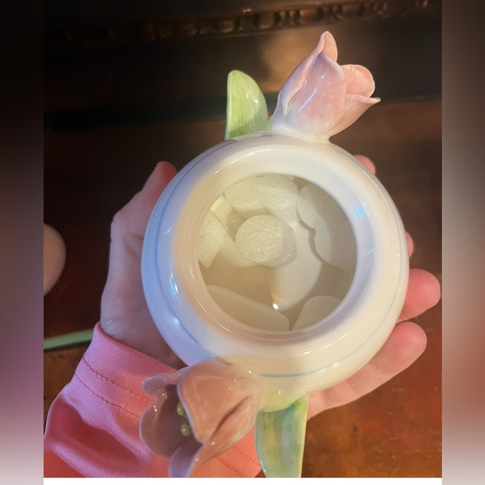 Vintage Avon ‘Elegant Blooms’ Sugar Bowl & Spoon - Picture 6 of 6